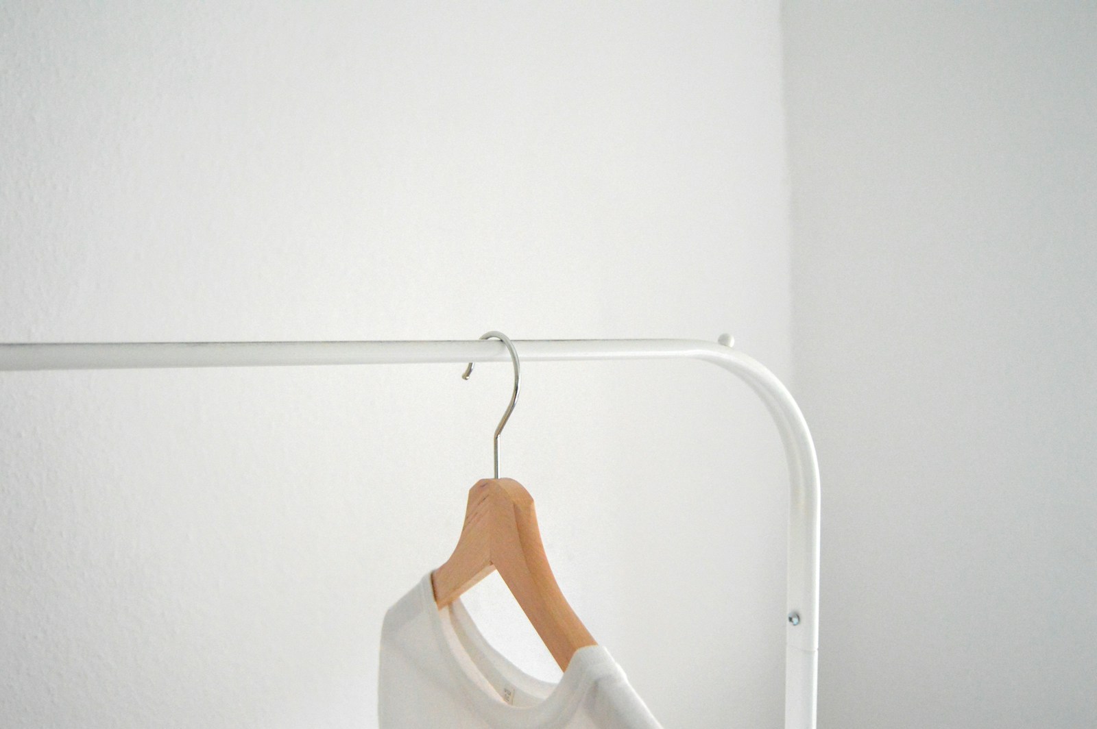Photo by Vanessa Rauer hanging white shirt